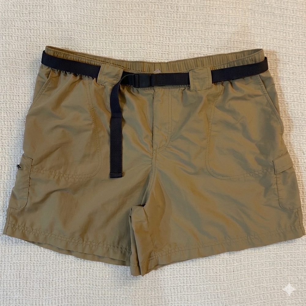 Columbia XL Sandy River Cargo Hiking Shorts Tan 6"